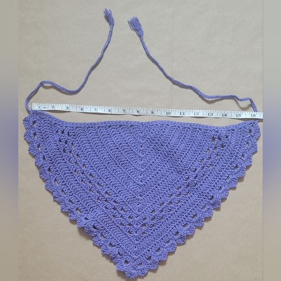 Crochet boho kerchief - Picture 2 of 2